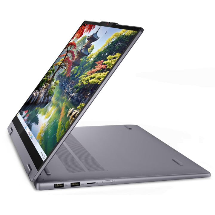 Лаптоп Lenovo IdeaPad 5 2-in-1 16AKP10, 16.0", Full HD+, тъчскрийн, AMD Ryzen AI 5 340 (2.0/4.8GHz, 16M), AMD Radeon 840M, 16 GB
