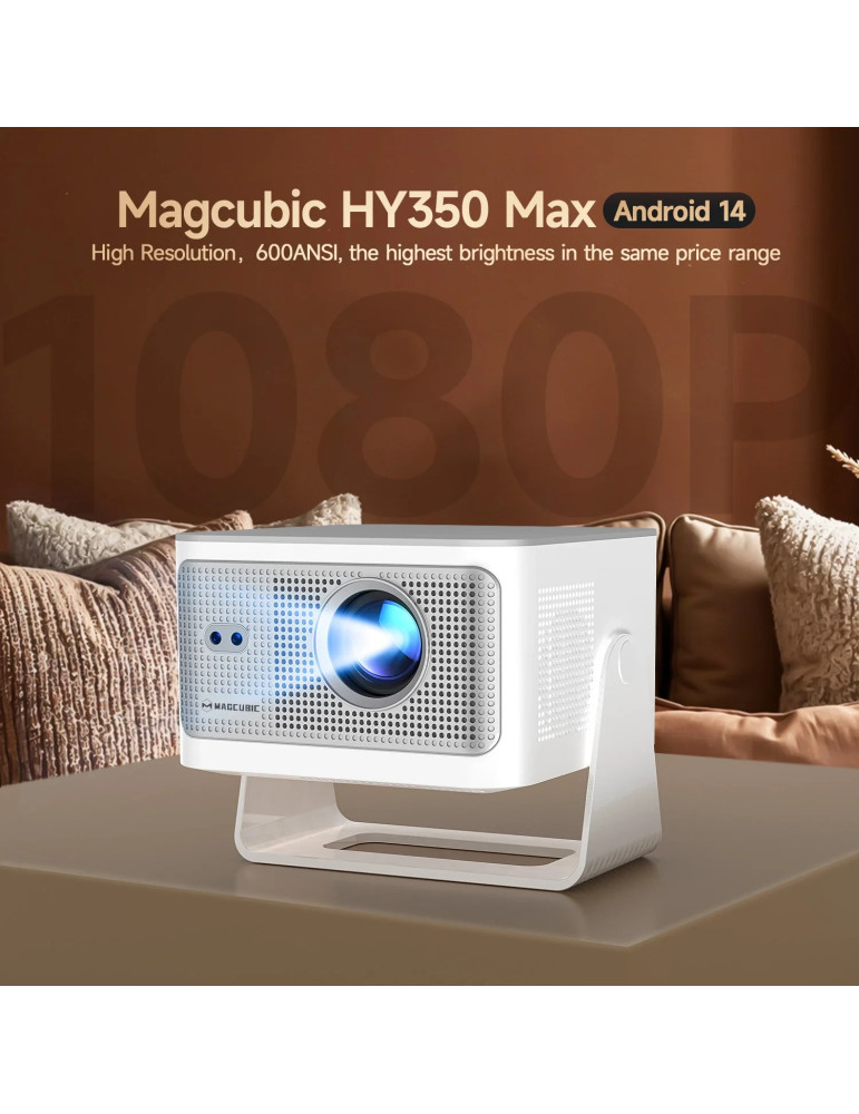 Преносим мултимедиен проектор MagCubic HY350MAX, 8K резолюция, Android 14, Wi-Fi 6, Bluetooth 5.4 - MAGCUBIC-HY350MAX - 3