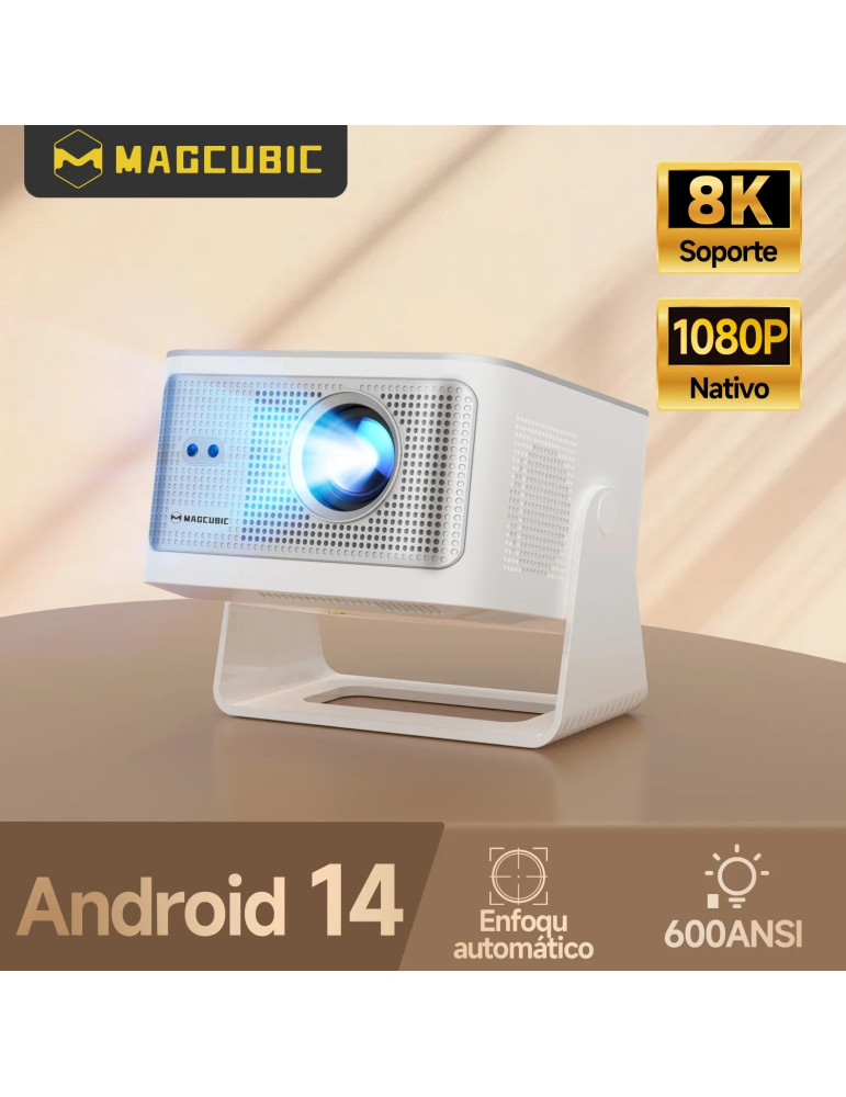 Преносим мултимедиен проектор MagCubic HY350MAX, 8K резолюция, Android 14, Wi-Fi 6, Bluetooth 5.4 - MAGCUBIC-HY350MAX - 7