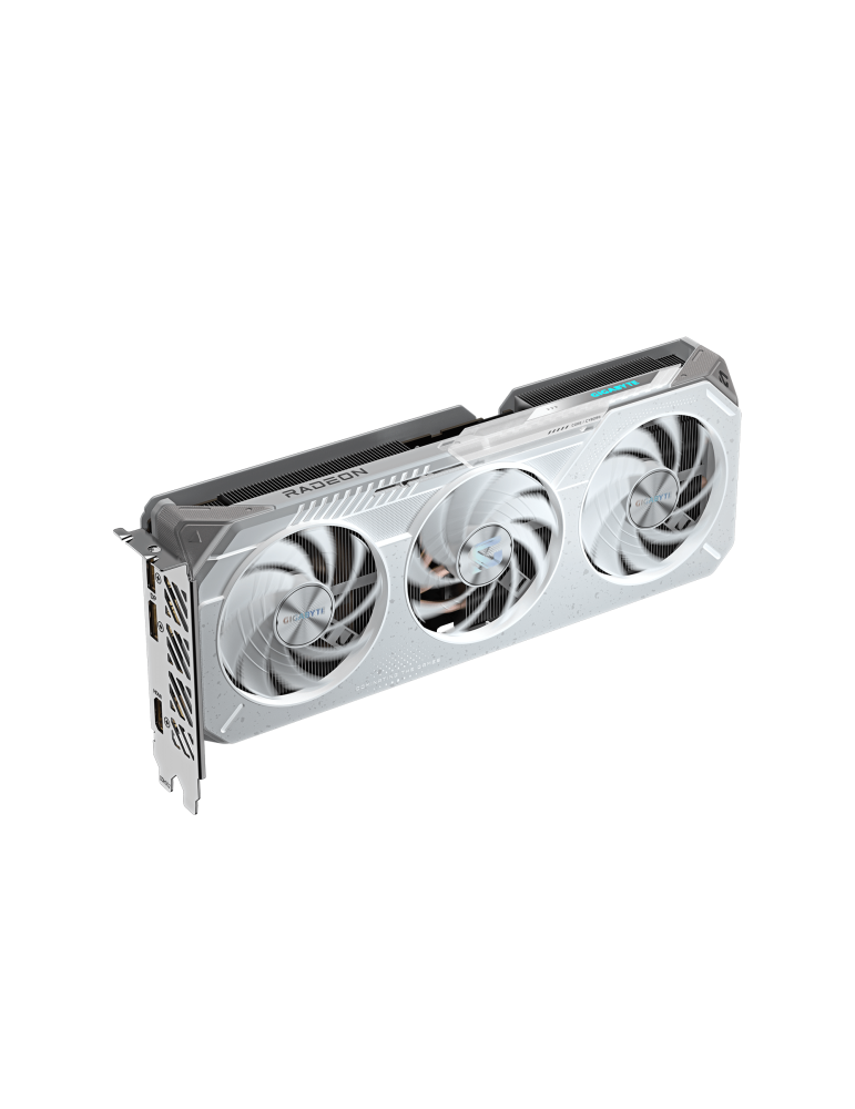 Видео карта GIGABYTE RADEON RX 9060 XT GAMING OC ICE, 16GB GDDR6 20Gbps - GV-R906XGAMINGOCICE-16GD - 5