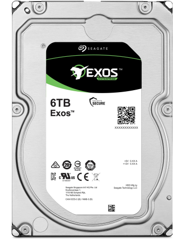 Твърд диск Seagate Exos 7E10, 6TB SAS 12Gb/s 7200rpm 256MB - ST6000NM001B