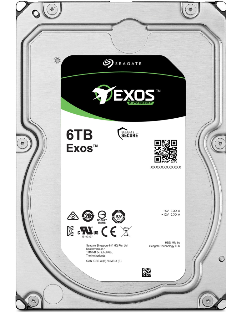 Твърд диск Seagate Exos 7E10, 6TB SAS 12Gb/s 7200rpm 256MB - ST6000NM001B - 1