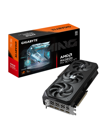 Видео карта GIGABYTE RADEON RX 9070 XT GAMING, 16GB GDDR6 - GV-R9070XTGAMING-16GD - 1