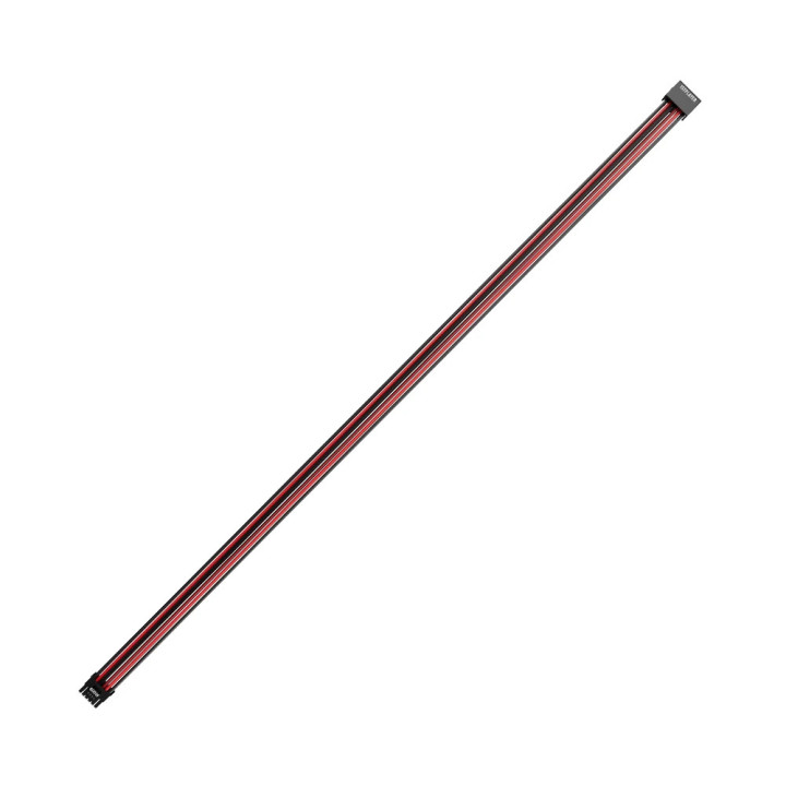 Модулен кабел 1stPlayer Custom Sleeved Modding Cable Black/Red, PCIe 5.0 12VHPWR M/M - FM2-B-BR