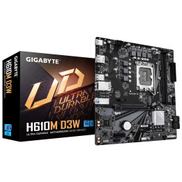Дънна платка GIGABYTE H610M D3W, Intel H610, DDR5, Micro ATX - 1
