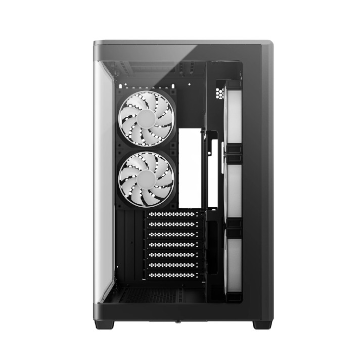 Кутия за компютър DeepCool CG590U 5F, Middle Tower, ATX, 5x ARGB вентилатори, Tempered Glass - R-CG590U-BKAGA5-G - 2