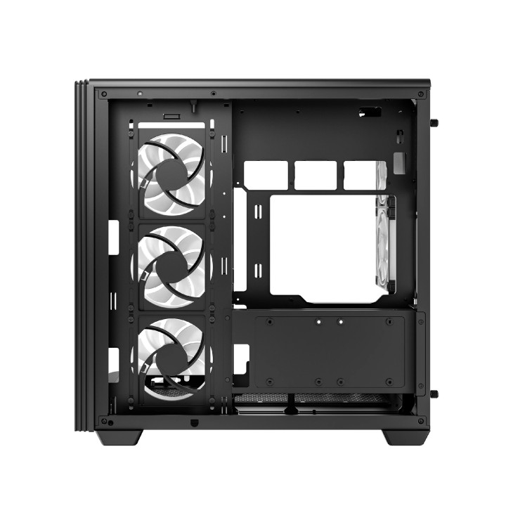 Кутия за компютър DeepCool CG590U 5F, Middle Tower, ATX, 5x ARGB вентилатори, Tempered Glass - R-CG590U-BKAGA5-G - 4