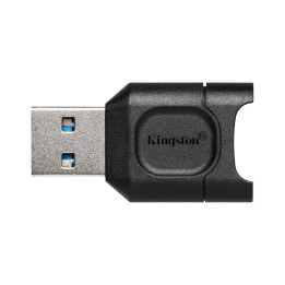 Четец за карти Kingston MobileLite Plus, USB 3.2 A, UHS-II, поддържа MicroSD/MicroSDHC/MicroSDXC - KIN-READ-MLPM - 1