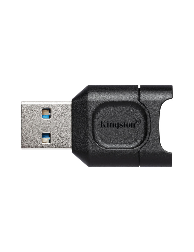 Четец за карти Kingston MobileLite Plus, USB 3.2 A, UHS-II, поддържа MicroSD/MicroSDHC/MicroSDXC - KIN-READ-MLPM - 1
