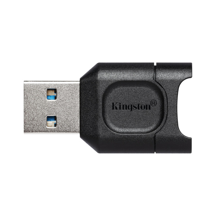 Четец за карти Kingston MobileLite Plus, USB 3.2 A, UHS-II, поддържа MicroSD/MicroSDHC/MicroSDXC - KIN-READ-MLPM - 1