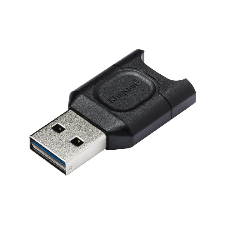 Четец за карти Kingston MobileLite Plus, USB 3.2 A, UHS-II, поддържа MicroSD/MicroSDHC/MicroSDXC - KIN-READ-MLPM - 2