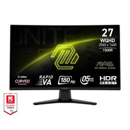 Монитор MSI MAG 274CQF, 27" WQHD Curved VA 180Hz - 9S6-3CE31T-020 - 1