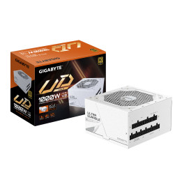 Модулно захранване Gigabyte UD1000GM PG5 V2 ICE, 1000W, 80+ Gold, PCIe 5.1 Ready - GP-UD1000GM PG5 V2 ICE - 1