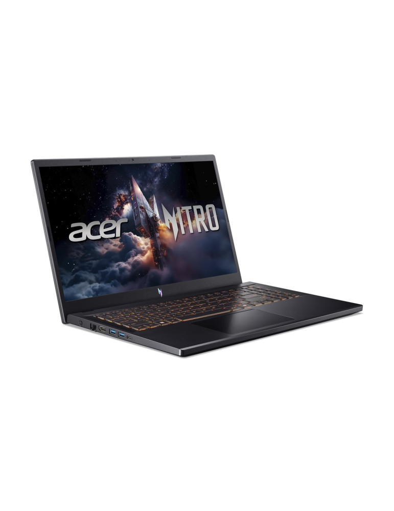 Лаптоп ACER Nitro ANV15-52-9176, 15.6" Full HD 165Hz, Intel Core i9-13900H, RTX 5060 8GB, 16GB DDR5, 1TB SSD, ESHELL - NH.QZ8EX.