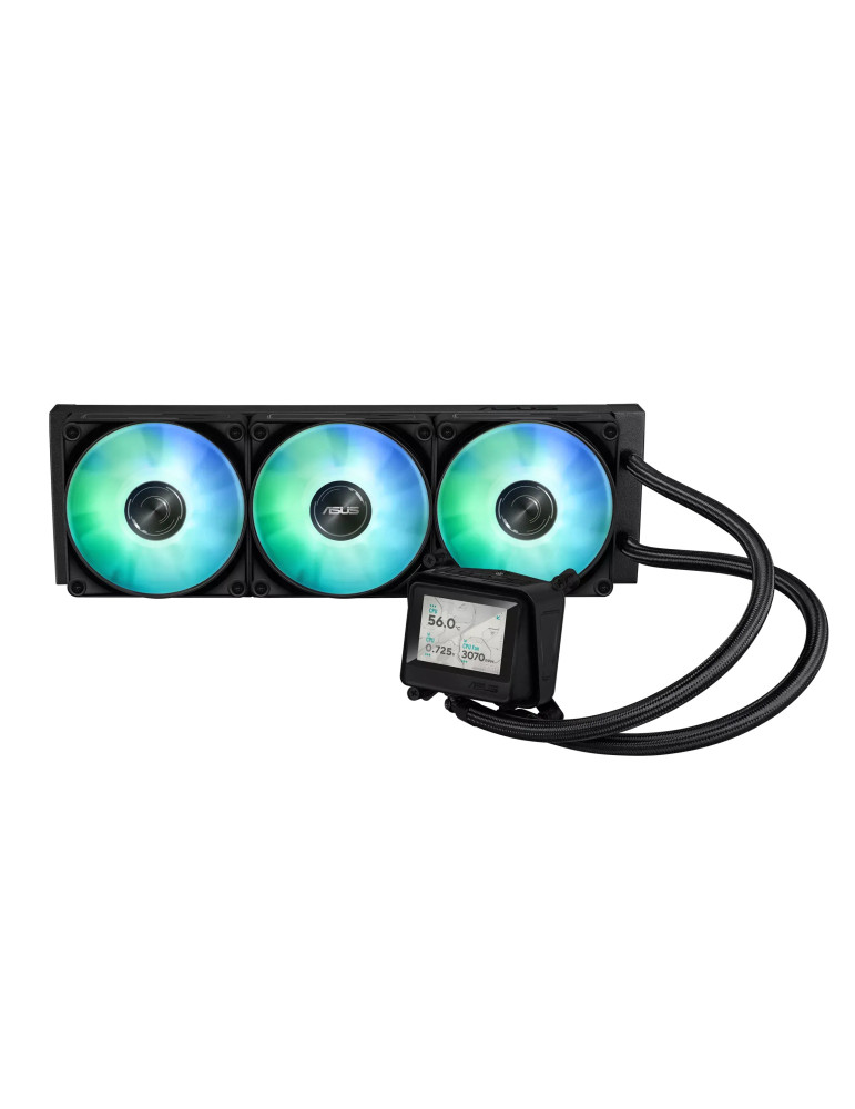 Водно охлаждане за процесор ASUS MAX Gaming LC 360 ARGB LCD, AM4/AM5/1700/1851 - 90RC01G1-B0EAY0 - 1