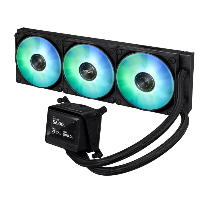 Водно охлаждане за процесор ASUS MAX Gaming LC 360 ARGB LCD, AM4/AM5/1700/1851 - 90RC01G1-B0EAY0 - 2