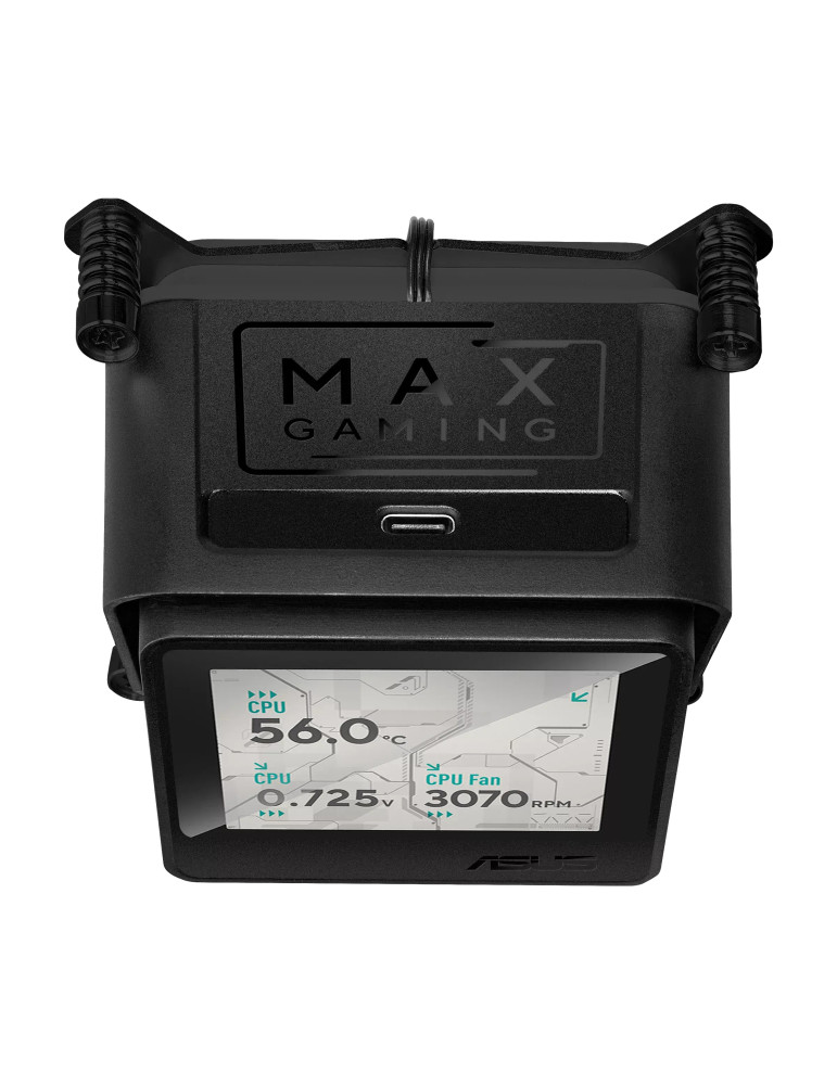 Водно охлаждане за процесор ASUS MAX Gaming LC 360 ARGB LCD, AM4/AM5/1700/1851 - 90RC01G1-B0EAY0 - 8