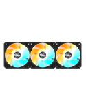 Комплект вентилатори GIGABYTE AORUS EZ CHAIN RVS FAN 120, 3x120mm ARGB 500-2200 RPM - GP-GBT EZRVSFAN1203 - 6