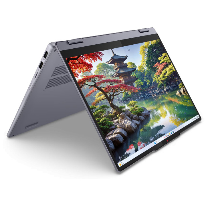 Лаптоп Lenovo IdeaPad 5 2-в-1, 14" WUXGA IPS Touch, Intel Core Ultra 7 255U, 16GB LPDDR5X, 1TB SSD, Windows 11 Home - 83KR001FBM