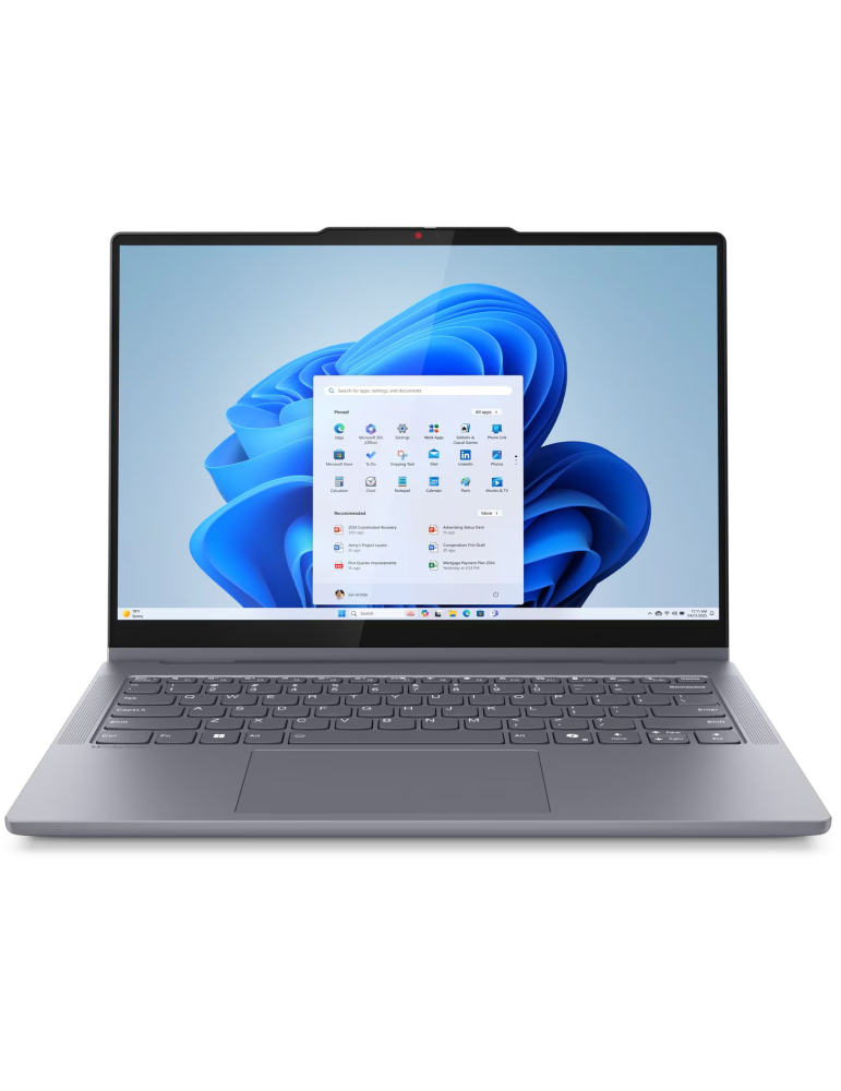 Лаптоп Lenovo IdeaPad 5 2-в-1, 14" WUXGA IPS Touch, Intel Core Ultra 7 255U, 16GB LPDDR5X, 1TB SSD, Windows 11 Home - 83KR001FBM