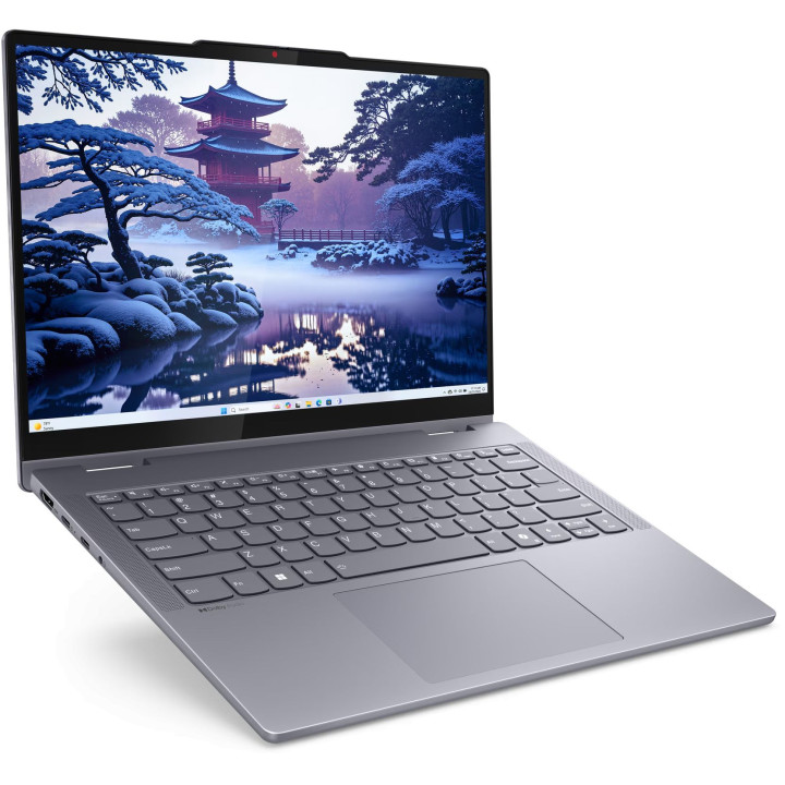 Лаптоп Lenovo IdeaPad 5 2-в-1, 14" WUXGA IPS Touch, Intel Core Ultra 7 255U, 16GB LPDDR5X, 1TB SSD, Windows 11 Home - 83KR001FBM