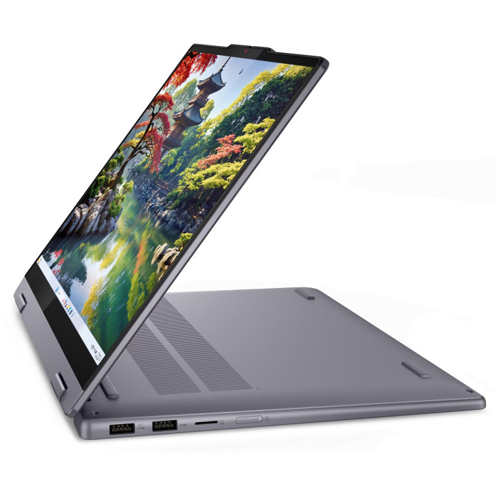 Лаптоп Lenovo IdeaPad 5 2-в-1, 14" WUXGA IPS Touch, Intel Core Ultra 7 255U, 16GB LPDDR5X, 1TB SSD, Windows 11 Home - 83KR001FBM