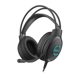 Геймърски слушалки A4TECH Bloody FH300U, RGB, Active Noise Cancellation, Микрофон, Черни/Син