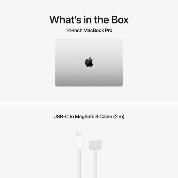 Лаптоп Apple MacBook Pro 14, 14.2" Liquid Retina XDR 3024x1964 120Hz, Apple M5 10-core CPU, 16GB LPDDR5, 1TB SSD, macOS - MDE54Z