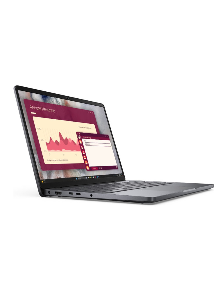 Лаптоп Dell Pro 14 PC14250, 14" FHD+ IPS, Intel Core 5 120U, 16GB DDR5 5200MT/s, 512GB SSD, Windows 11 Pro - BTO010_PC14250_EMEA