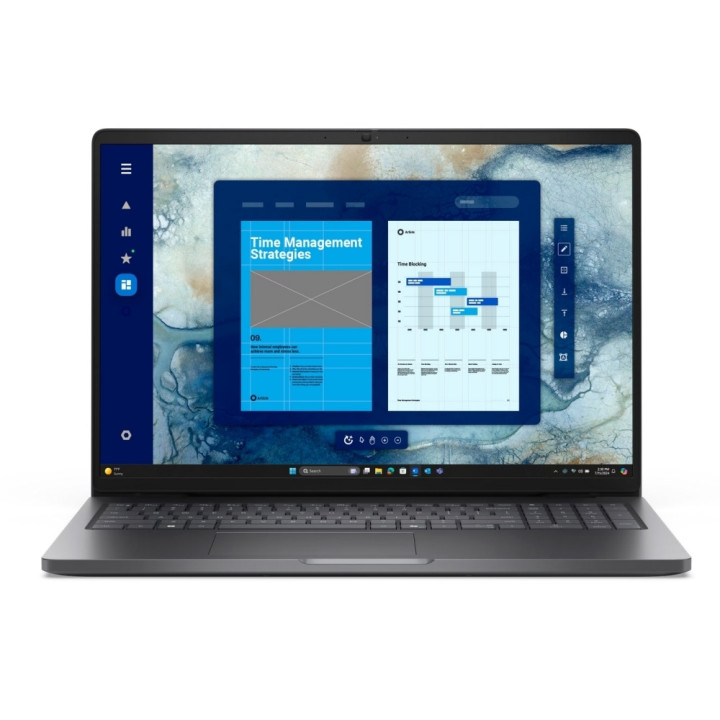 Лаптоп Dell Pro 16 PC16250, 16" FHD+ IPS, Intel Core 5 120U, 16GB DDR5 5200MT/s, 512GB SSD, Ubuntu - BTO010_PC16250_EMEA_UBU - 1