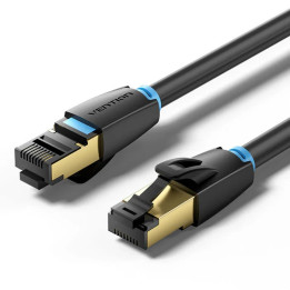 Кабел Vention LAN SFTP Cat.8, 5м, 40Gbps, Екраниран, Позлатени конектори - IKABJ - 1