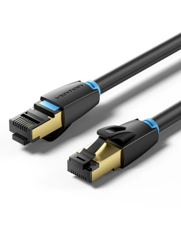 Кабел Vention LAN SFTP Cat.8, 5м, 40Gbps, Екраниран, Позлатени конектори - IKABJ - 1