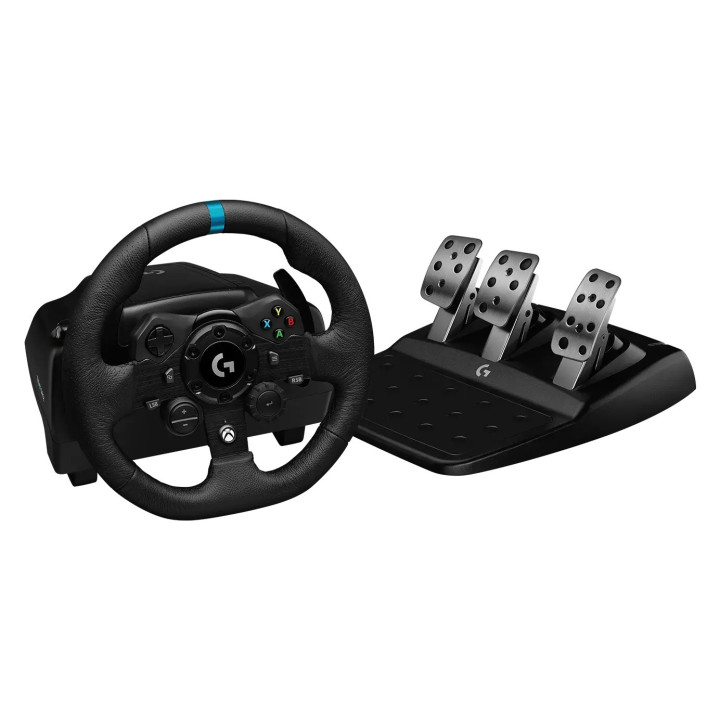 Геймърски волан LOGITECH G923 SE, със скоростен лост, черен, с кабел, USB, съвместим PC/Xbox - 991-000532 - 2
