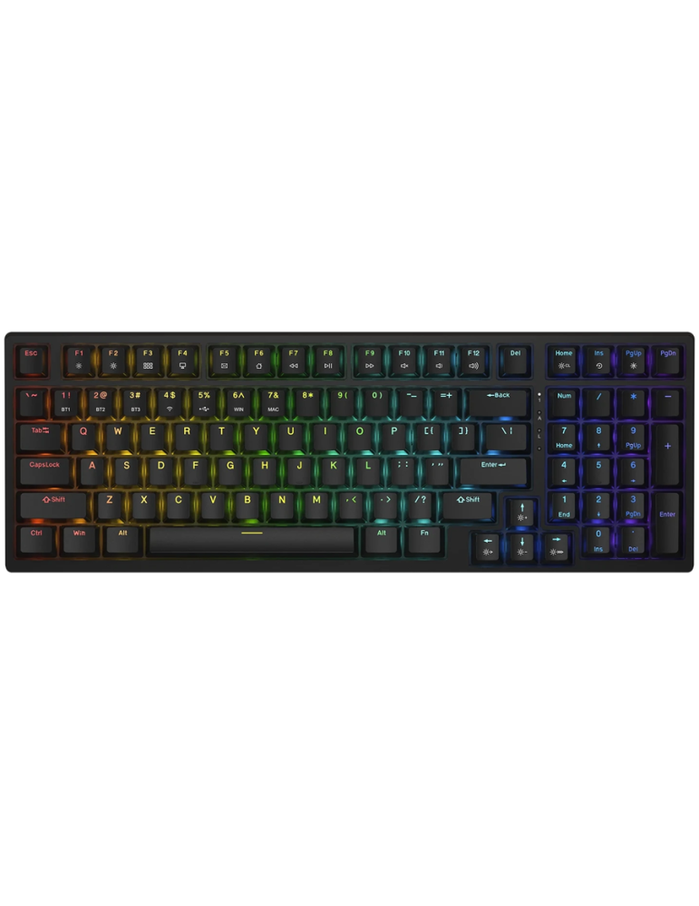 Bluetooth механична нископрофилна геймърска клавиатура COUGAR Ultimus Pro, Черна - CGR-NM1MB-ULP - 1