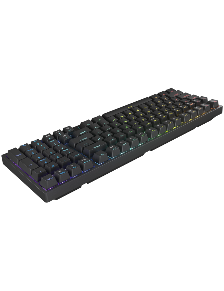 Bluetooth механична нископрофилна геймърска клавиатура COUGAR Ultimus Pro, Черна - CGR-NM1MB-ULP - 10