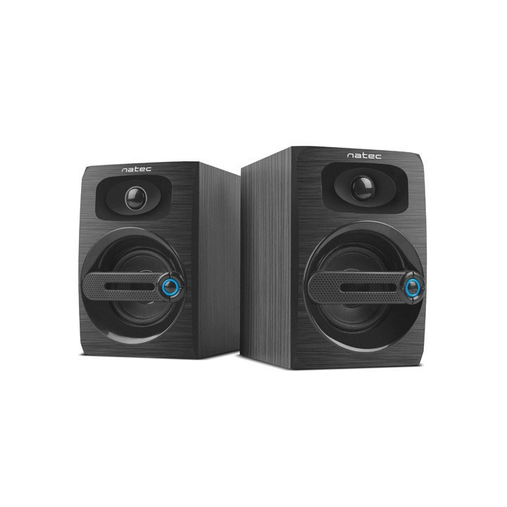Колонки NATEC Cougar, 2x40mm, 6W, 80-20000Hz, USB-C/3.5mm - NGL-1641 - 1