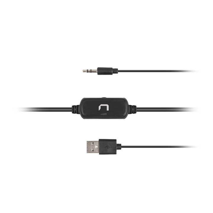 Колонки NATEC Cougar, 2x40mm, 6W, 80-20000Hz, USB-C/3.5mm - NGL-1641 - 3