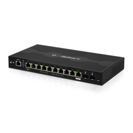 Мрежов рутер Ubiquiti EdgeRouter 12 ER-12, 12x Gigabit портове + 2x SFP, 4-ядрен MIPS64 1GHz, VPN IPSec, Desktop - 1