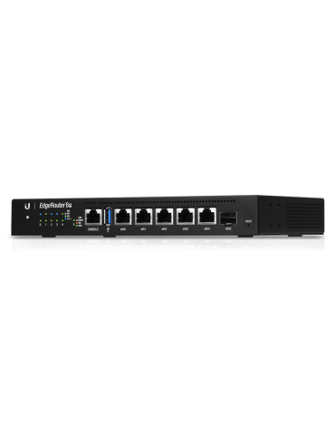 Рутер Ubiquiti EdgeRouter 6P, 4-Core 1 GHz MIPS64, 1x SFP, USB 3.0 - ER-6P - 1
