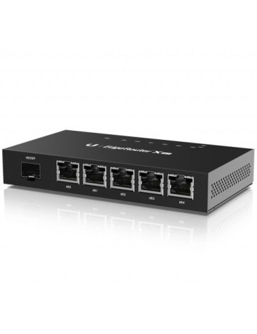 Рутер Ubiquiti EdgeRouter X SFP, 5x 10/100/1000 Ethernet, Dual-Core 880 MHz - ER-X-SFP - 1