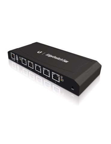 Комутатор Ubiquiti EdgeSwitch ES-5XP, 5 портa 10/100/1000 Mbps PoE, 60W - 1