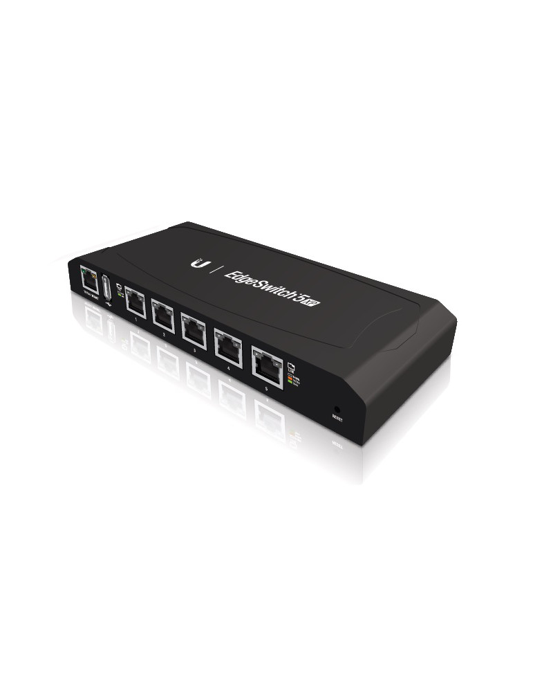 Комутатор Ubiquiti EdgeSwitch ES-5XP, 5 портa 10/100/1000 Mbps PoE, 60W - 1