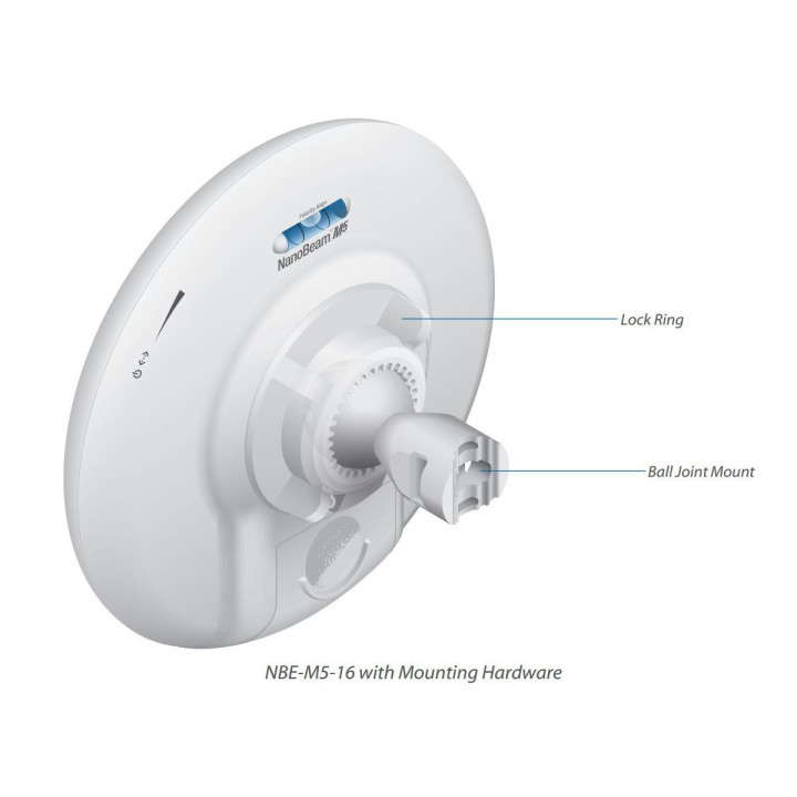 Точка за достъп Ubiquiti NanoBeam M5 16dBi - NBE-M5-16 - 3