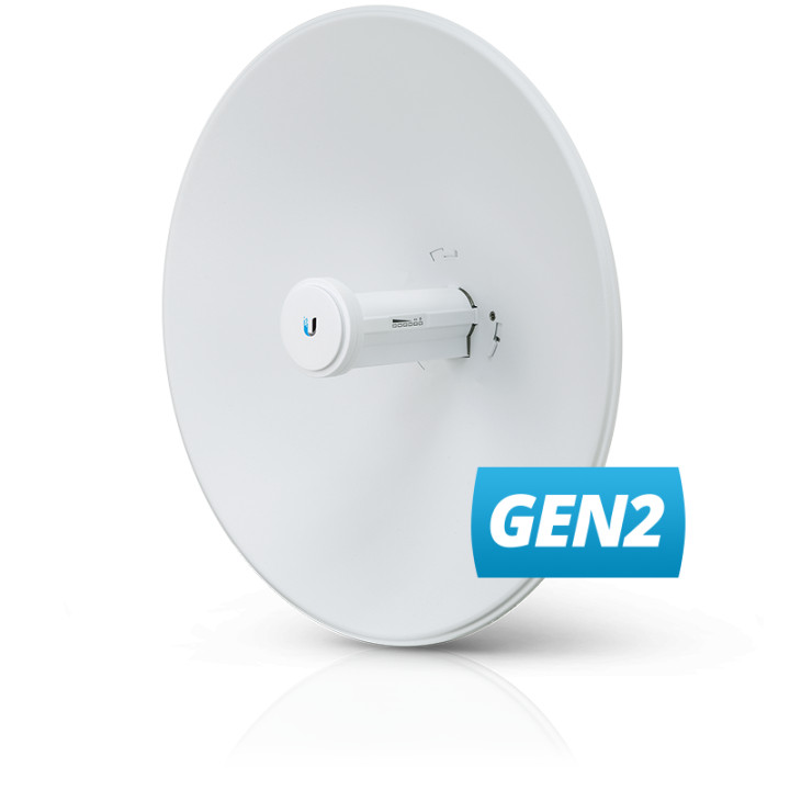 Секторна антена Ubiquiti PowerBeam 5AC Gen2 PBE-5AC-Gen2, 25 dBi усилване, Passive PoE, външен монтаж - 1