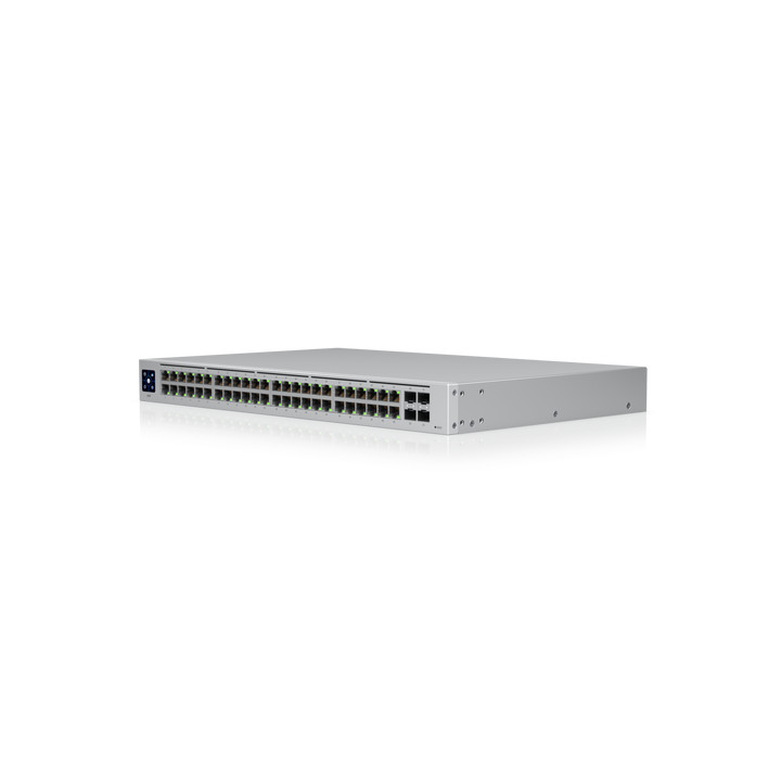 Комутатор Ubiquiti USW-48, 48x Gigabit портове, 4x SFP портове, 52Gbps пропускливост - 1