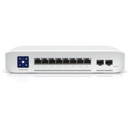 Мрежов комутатор Ubiquiti USW Enterprise 8 PoE, 8x 2.5G LAN портове, PoE+ захранване, 1U Rackmount - USW-Enterprise-8-PoE - 1