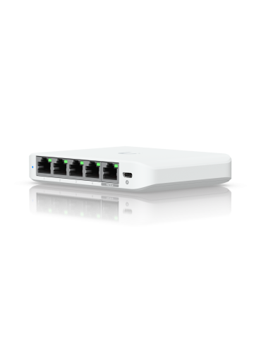Desktop комутатор Ubiquiti UniFi Flex Mini 2.5G, 5 порта 2.5 GbE - USW-Flex-2.5G-5 - 1