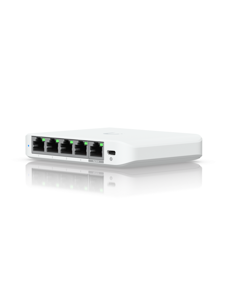 Desktop комутатор Ubiquiti UniFi Flex Mini 2.5G, 5 порта 2.5 GbE - USW-Flex-2.5G-5 - 1