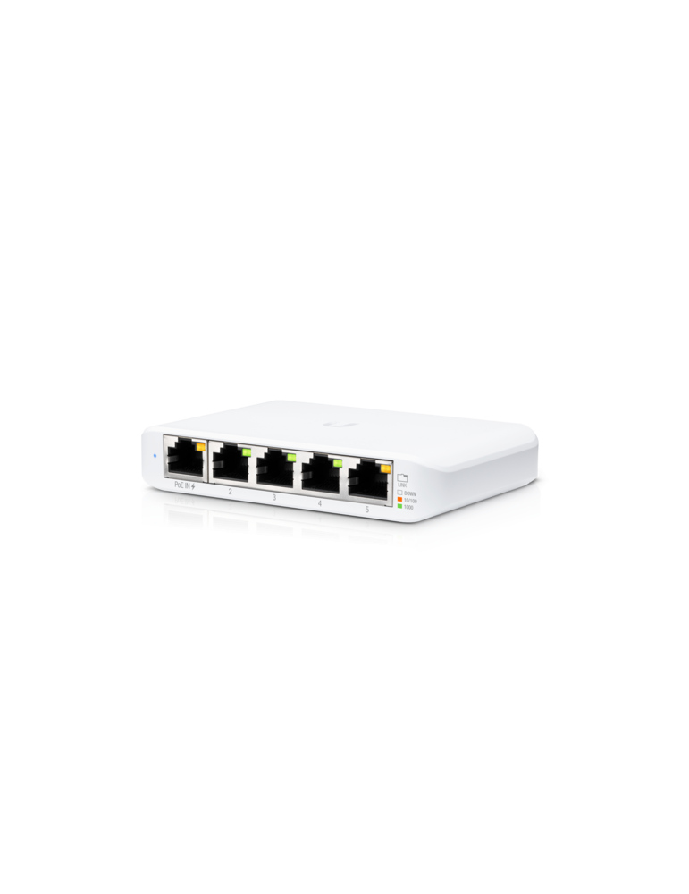5-портов управляем Gigabit комутатор Ubiquiti UniFi USW-Flex-Mini, 10 Gbps Switching Capacity, 5 Gigabit Ethernet портове - 1