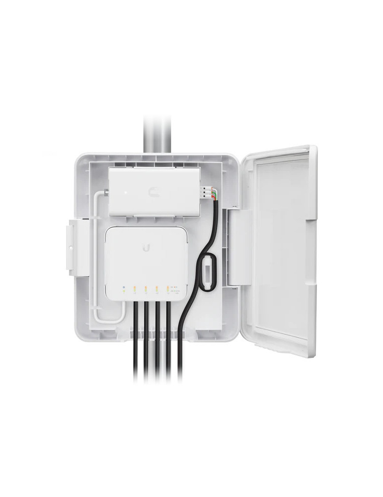 Мрежов комутатор Ubiquiti USW-Flex-Utility, 5-портов управляем, 10/100/1000 Mbps, PoE - 5